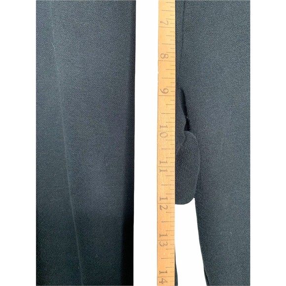 NIKE Wide Leg Fleece Pants Women’s Black M Medium Comfy Drawstrings Thick - Picture 8 of 12